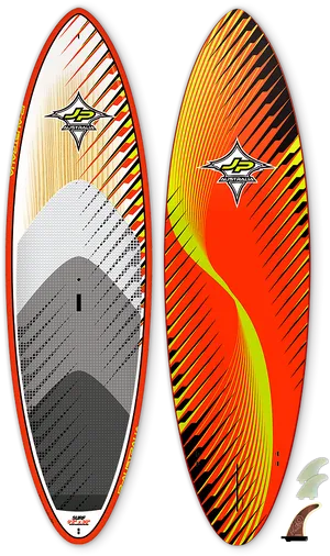 Colorful Surfboards Design PNG Image