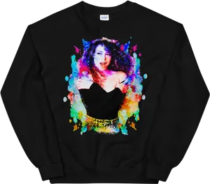 Colorful Sweatshirt Designwith Figure PNG Image