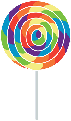Rainbow Lollipop Free Png Image - Rainbow Lollipop Png, Transparent Png PNG