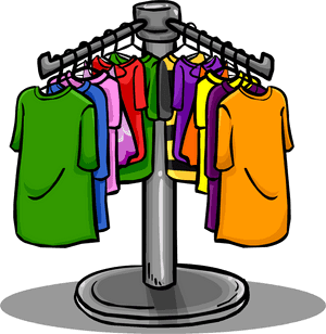 Clip Art Clothing Rack Clip Art, HD Png Download PNG