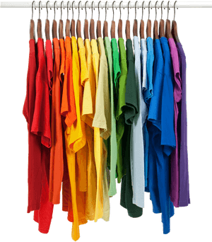 Clothes In Rainbow Order, HD Png Download PNG with transparent background