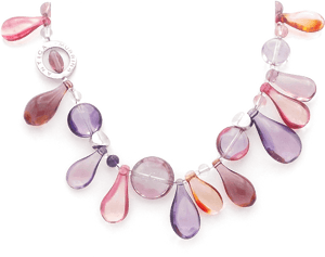 Murano Glass Teardrops Necklace - Necklace, HD Png Download PNG
