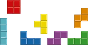 Colorful_ Tetris_ Blocks_ Arrangement PNG Image