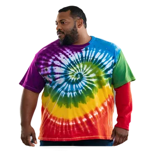 Colorful Tie Dye T-shirt Png 7 PNG Image