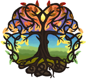 Colorful Treeof Life Artwork PNG image with transparent background