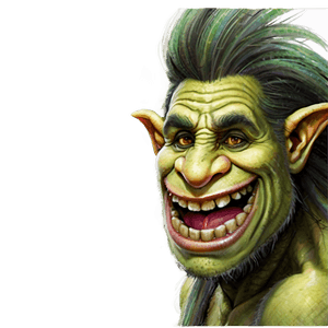 Colorful Troll Art PNG olx93 PNG image with transparent background