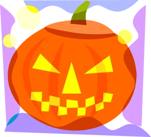 Colorful Vector Jack O Lantern PNG Image