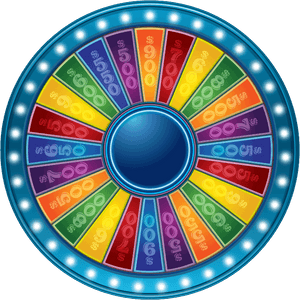 Colorful Wheelof Fortune Graphic PNG image with transparent background