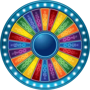 Colorful Wheelof Fortune Graphic PNG Image