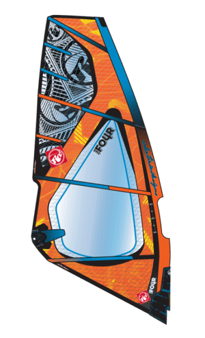 Colorful Windsurfing Sail Design PNG