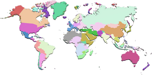 Transparent World Map Png Transparent - World Political Map 3d, Png Download PNG image with transparent background