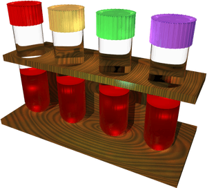 Blood, Sample, Test Tube, Rack, Phlebotomy, Test - Clipart Of Test Tube For Blood Collection, HD Png Download PNG image with transparent background
