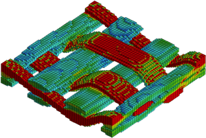 Digimat Composite Material Woven Mesh - Composite Material, HD Png Download PNG with transparent background