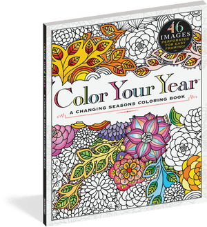 Cover - Color Your Year: A Changing Seasons Coloring Book, HD Png Download PNG with transparent background