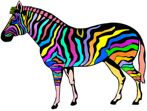 Coloring Page Zebra Animals Printable, HD Png Download PNG image with transparent background