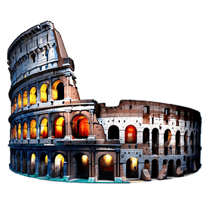 Colosseum Rome Italy PNG 90 PNG with transparent background