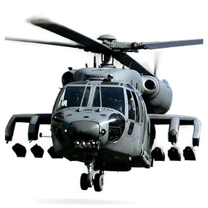 Combat Black Hawk Helicopter Png Dvu PNG Image