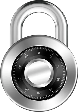 Combination Padlock Security Device.jpg PNG Image