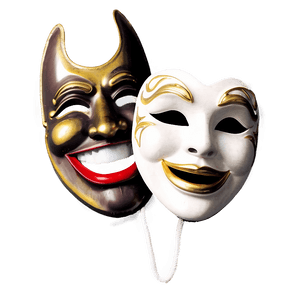 Comedy Drama Masks PNG 06242024 PNG image with transparent background
