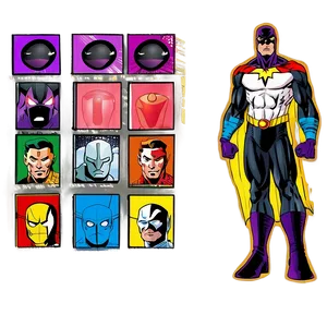 Comic Book Characters Png Kuy58 PNG Image