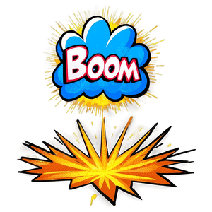 Comic Boom Explosion PNG vkv PNG