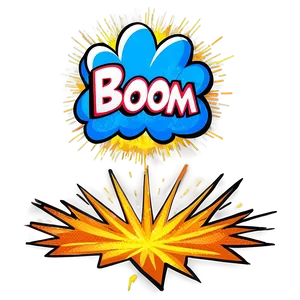 Comic Boom Explosion Png Vkv PNG Image