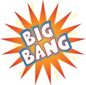 Comic Style Big Bang Explosion PNG Image