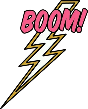 Comic Style Boom Explosion PNG Image