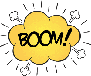 Transparent Boom Clipart - Comic Boom, HD Png Download PNG image with transparent background