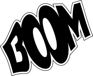 Boom Black And White, HD Png Download PNG image with transparent background