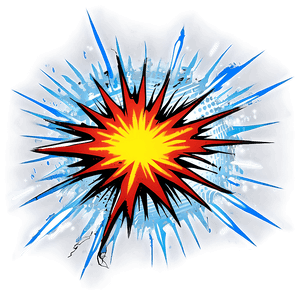 Comic Style Explosion PNG kgw93 PNG