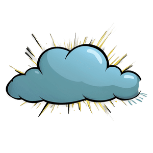 Comic Style Fart Cloud PNG fes17 PNG