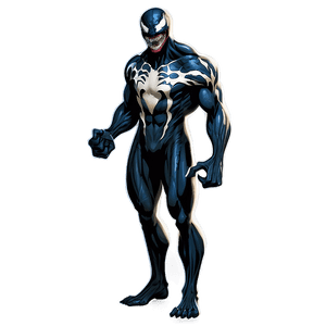 Comic Style Venom PNG qyf PNG image with transparent background