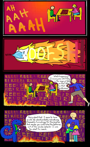 This Reminds Me - Smoke Detector Comic Fire, HD Png Download PNG image with transparent background