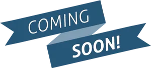 Coming Soon Announcement Banner PNG Image