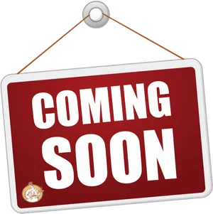 Coming Soon Sign Announcement PNG Image