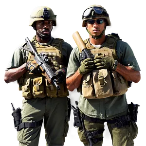 Commando Squad Soldiers Png Egc PNG Image