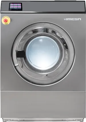 Commercial Washing Machine Front View PNG Image