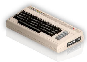 Commodore64 Classic Computer PNG Image