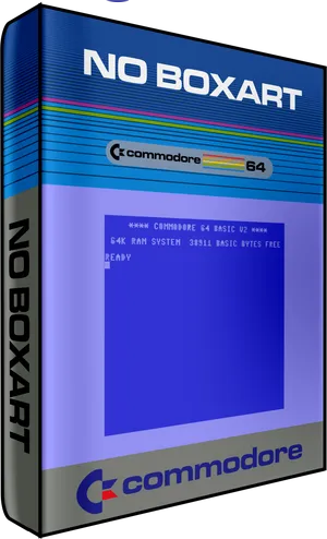 Commodore64 No Box Art PNG Image