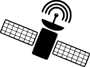 Communications Satellite Vector PNG Image