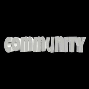 Community T V Show Logo PNG image with transparent background