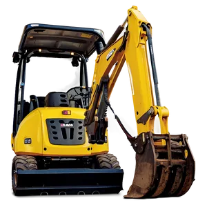 Compact Backhoe Equipment Png Wun36 PNG Image