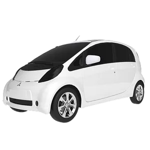 Compact_ Electric_ Car_ Black_and_ White PNG Image