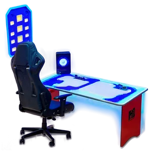 Compact Gaming Desk Space Png Lkt PNG Image