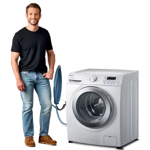 Compact Portable Washer Illustration Png 06282024 PNG Image