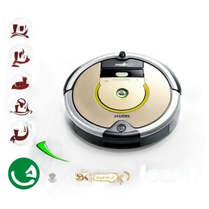 Compact Roomba Vacuum Png Byt PNG Image