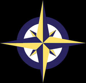 Compass Rose Graphic PNG image with transparent background