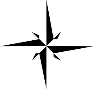 Compass Points Png 1 » Png Image - Rosa Delos Vientos Para Completar, Transparent Png PNG image with transparent background