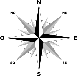 Compass Rose Graphic PNG Image